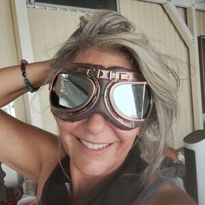 Vintage Copper Aviator Sunglasses